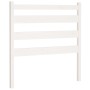 Bettkopfteil aus massivem weißem Kiefernholz, 106 x 4 x 100 cm von vidaXL, Kopf- und Fußteile - Ref: Foro24-818406, Preis: 41...
