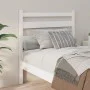 Bettkopfteil aus massivem weißem Kiefernholz, 106 x 4 x 100 cm von vidaXL, Kopf- und Fußteile - Ref: Foro24-818406, Preis: 40...