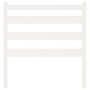 Cabecero de cama madera maciza de pino blanco 106x4x100 cm de vidaXL, Cabeceros y pies de cama - Ref: Foro24-818406, Precio: ...