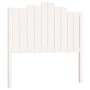 Bettkopfteil aus massivem weißem Kiefernholz, 106 x 4 x 110 cm von vidaXL, Kopf- und Fußteile - Ref: Foro24-818456, Preis: 73...
