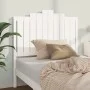 Bettkopfteil aus massivem weißem Kiefernholz, 106 x 4 x 110 cm von vidaXL, Kopf- und Fußteile - Ref: Foro24-818456, Preis: 72...