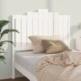Bettkopfteil aus massivem weißem Kiefernholz, 106 x 4 x 110 cm von vidaXL, Kopf- und Fußteile - Ref: Foro24-818456, Preis: 73...