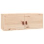 Wandschränke 2 Stück aus massivem Kiefernholz 80x30x30 cm von vidaXL, Regale und Regale - Ref: Foro24-818376, Preis: 117,59 €...