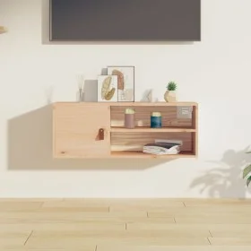 Armario de pared de madera maciza de pino 80x30x30 cm de vidaXL, Estantes y estanterías - Ref: Foro24-818385, Precio: 48,21 €...