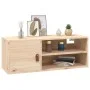 Armario de pared de madera maciza de pino 80x30x30 cm de vidaXL, Estantes y estanterías - Ref: Foro24-818385, Precio: 48,19 €...