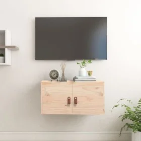 Armario de pared de madera maciza de pino 60x30x30 cm de vidaXL, Estantes y estanterías - Ref: Foro24-818365, Precio: 55,01 €...