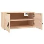 Solid pine wood wall cabinet 60x30x30 cm by vidaXL, Shelves and shelves - Ref: Foro24-818365, Price: 55,96 €, Discount: %