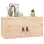 Solid pine wood wall cabinet 60x30x30 cm by vidaXL, Shelves and shelves - Ref: Foro24-818365, Price: 55,96 €, Discount: %
