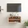 Solid pine wood wall cabinet 60x30x30 cm by vidaXL, Shelves and shelves - Ref: Foro24-818365, Price: 55,96 €, Discount: %
