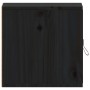 Wall cabinets 2 pcs solid black pine wood 31.5x30x30 cm by vidaXL, Shelves and shelves - Ref: Foro24-818364, Price: 67,22 €, ...