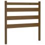 Bettkopfteil aus massivem Kiefernholz in Honigbraun, 96 x 4 x 100 cm von vidaXL, Kopf- und Fußteile - Ref: Foro24-818403, Pre...