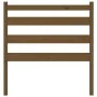 Cabecero de cama madera maciza de pino marrón miel 96x4x100 cm de vidaXL, Cabeceros y pies de cama - Ref: Foro24-818403, Prec...