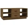 Mesa de centro madera maciza de pino marrón miel 100x50x41 cm de vidaXL, Mesas de centro - Ref: Foro24-818273, Precio: 88,86 ...