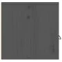 Grauer Wandschrank aus massivem Kiefernholz, 60 x 30 x 30 cm von vidaXL, Regale und Regale - Ref: Foro24-818369, Preis: 54,69...