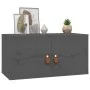 Grauer Wandschrank aus massivem Kiefernholz, 60 x 30 x 30 cm von vidaXL, Regale und Regale - Ref: Foro24-818369, Preis: 54,69...