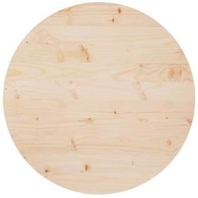 Superficie de mesa madera maciza de pino Ø70x2,5 cm