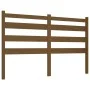 Honey brown solid pine wood bed headboard 141x4x100 cm by vidaXL, Headboards and footboards - Ref: Foro24-818418, Price: 50,8...