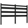 Cabecero de cama madera maciza de pino negro 146x4x100 cm de vidaXL, Cabeceros y pies de cama - Ref: Foro24-818424, Precio: 3...