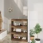 Regal aus eichenbraunem Sperrholz, 80x30x103 cm von vidaXL, Bücherregale und Regale - Ref: Foro24-813619, Preis: 58,65 €, Rab...