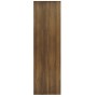 Estantería madera contrachapada marrón roble 80x30x103 cm de vidaXL, Librerías y estanterías - Ref: Foro24-813619, Precio: 59...
