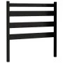Cabecero de cama madera maciza de pino negro 106x4x100 cm de vidaXL, Cabeceros y pies de cama - Ref: Foro24-818409, Precio: 2...