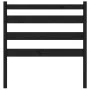 Cabecero de cama madera maciza de pino negro 106x4x100 cm de vidaXL, Cabeceros y pies de cama - Ref: Foro24-818409, Precio: 2...