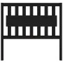 Solid black pine wood bed headboard 105.5x4x100 cm by vidaXL, Headboards and footboards - Ref: Foro24-818559, Price: 30,07 €,...