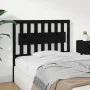 Cabecero de cama madera maciza de pino negro 105,5x4x100 cm de vidaXL, Cabeceros y pies de cama - Ref: Foro24-818559, Precio:...