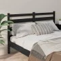 Bettkopfteil aus massivem schwarzem Kiefernholz, 186 x 4 x 100 cm von vidaXL, Kopf- und Fußteile - Ref: Foro24-818439, Preis:...
