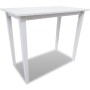 Bartisch und 4 Barhocker aus weißem Holz von vidaXL, Möbelsets für Küchen und Esszimmer - Ref: Foro24-271832, Preis: 438,81 €...