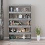 Sonoma graues Regal/Raumteiler 100x30x166 cm von vidaXL, Bücherregale und Regale - Ref: Foro24-813639, Preis: 78,70 €, Rabatt: %