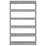 Sonoma graues Regal/Raumteiler 100x30x166 cm von vidaXL, Bücherregale und Regale - Ref: Foro24-813639, Preis: 78,70 €, Rabatt: %