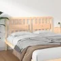 Cabecero de cama madera maciza de pino 155,5x4x100 cm de vidaXL, Cabeceros y pies de cama - Ref: Foro24-818575, Precio: 57,14...