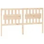 Cabecero de cama madera maciza de pino 155,5x4x100 cm de vidaXL, Cabeceros y pies de cama - Ref: Foro24-818575, Precio: 57,14...