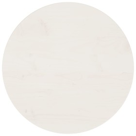 Superficie de mesa madera maciza de pino blanco Ø50x2,5 cm