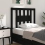 Kopfteil aus massivem schwarzem Kiefernholz, 96 x 4 x 100 cm von vidaXL, Kopf- und Fußteile - Ref: Foro24-818654, Preis: 23,2...