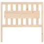Cabecero de cama madera maciza de pino 105,5x4x100 cm de vidaXL, Cabeceros y pies de cama - Ref: Foro24-818555, Precio: 44,20...
