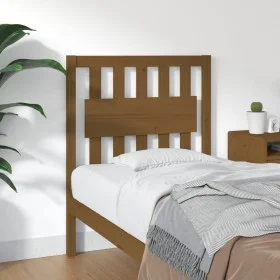 Solid pine wood bed headboard honey brown 80.5x4x100 cm by vidaXL, Headboards and footboards - Ref: Foro24-818548, Price: 38,...