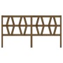Cabecero de cama madera maciza de pino marrón miel 206x4x100 cm de vidaXL, Cabeceros y pies de cama - Ref: Foro24-818643, Pre...