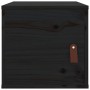 Hängeschrank aus massivem Kiefernholz schwarz 31,5x30x30 cm von vidaXL, Regale und Regale - Ref: Foro24-818363, Preis: 38,30 ...