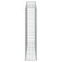 Cestas gaviones 6 uds forma de arco hierro 200x30x140/160 cm