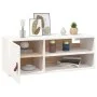 Solid white pine wood wall cabinet 80x30x30 cm by vidaXL, Shelves and shelves - Ref: Foro24-818387, Price: 71,54 €, Discount: %