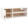 Armario de pared de madera maciza de pino blanco 80x30x30 cm de vidaXL, Estantes y estanterías - Ref: Foro24-818387, Precio: ...