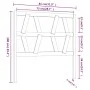 Bettkopfteil aus massivem Kiefernholz, 81 x 4 x 100 cm von vidaXL, Kopf- und Fußteile - Ref: Foro24-818595, Preis: 29,05 €, R...
