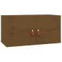 Wandschrank aus massivem Kiefernholz in Honigbraun, 60 x 30 x 30 cm von vidaXL, Regale und Regale - Ref: Foro24-818371, Preis...
