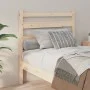 Bettkopfteil aus massivem Kiefernholz, 106 x 4 x 100 cm von vidaXL, Kopf- und Fußteile - Ref: Foro24-818405, Preis: 37,66 €, ...