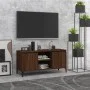 TV-Schrank mit eichenbraunen Metallbeinen 103,5 x 35 x 50 cm von vidaXL, TV-Möbel - Ref: Foro24-813163, Preis: 66,33 €, Rabat...