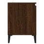 TV-Schrank mit eichenbraunen Metallbeinen 103,5 x 35 x 50 cm von vidaXL, TV-Möbel - Ref: Foro24-813163, Preis: 66,33 €, Rabat...
