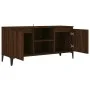 TV-Schrank mit eichenbraunen Metallbeinen 103,5 x 35 x 50 cm von vidaXL, TV-Möbel - Ref: Foro24-813163, Preis: 66,33 €, Rabat...