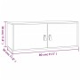 Hängeschrank aus massivem Kiefernholz 80x30x30 cm von vidaXL, Regale und Regale - Ref: Foro24-818375, Preis: 61,04 €, Rabatt: %